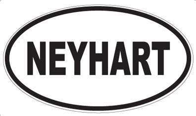 NEYHART - Oval Sticker