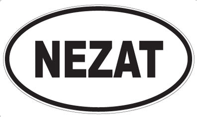 NEZAT - Oval Sticker