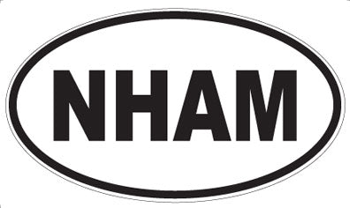 NHAM - Oval Magnet