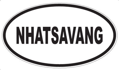 NHATSAVANG - Oval Magnet