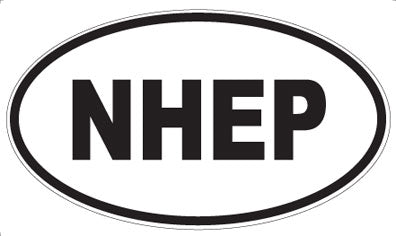 NHEP - Oval Sticker