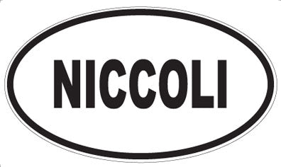 NICCOLI - Oval Magnet
