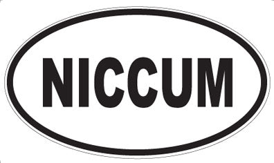 NICCUM - Oval Magnet