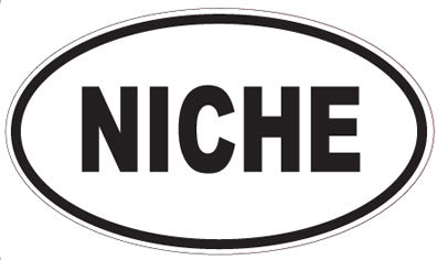NICHE - Oval Magnet
