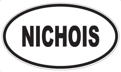 NICHOIS - Oval Magnet