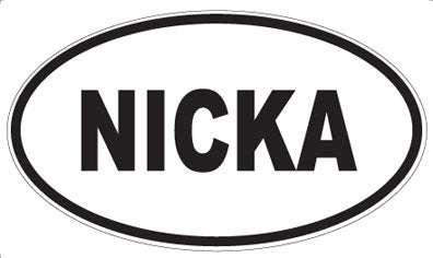 NICKA - Oval Magnet