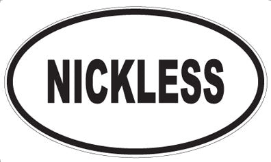 NICKLESS - Oval Sticker