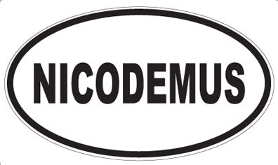 NICODEMUS - Oval Magnet