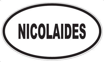 NICOLAIDES - Oval Magnet