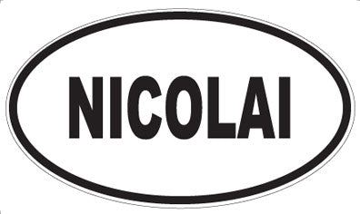 NICOLAI - Oval Magnet
