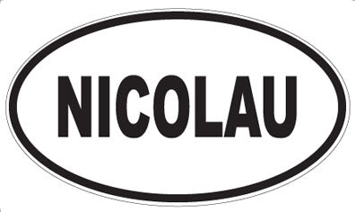 NICOLAU - Oval Magnet