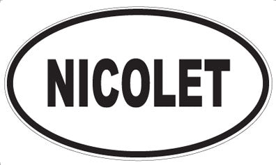 NICOLET - Oval Magnet