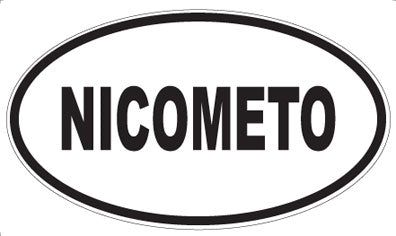 NICOMETO - Oval Sticker