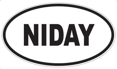 NIDAY - Oval Sticker