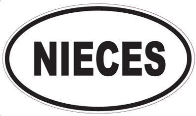 NIECES - Oval Sticker