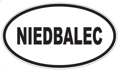 NIEDBALEC - Oval Magnet