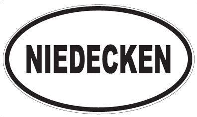 NIEDECKEN - Oval Magnet