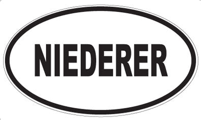 NIEDERER - Oval Magnet
