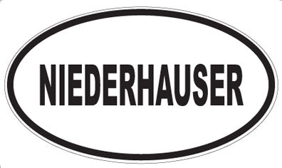 NIEDERHAUSER - Oval Magnet