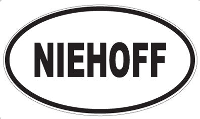NIEHOFF - Oval Magnet
