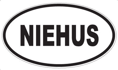 NIEHUS - Oval Magnet