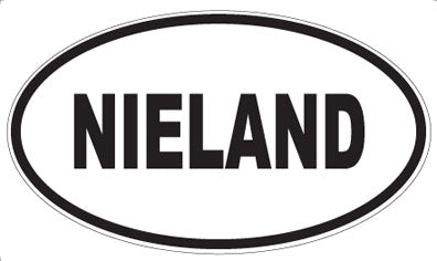 NIELAND - Oval Magnet