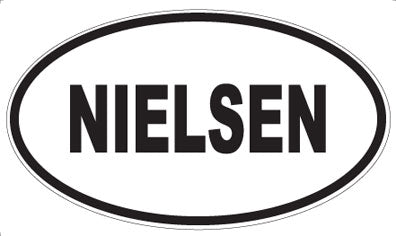 NIELSEN - Oval Sticker