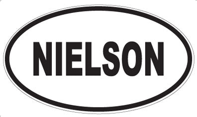 NIELSON - Oval Magnet