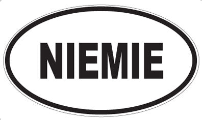 NIEMIE - Oval Magnet