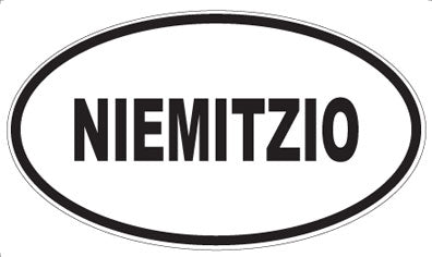 NIEMITZIO - Oval Magnet