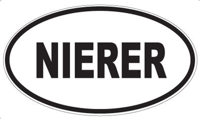 NIERER - Oval Sticker