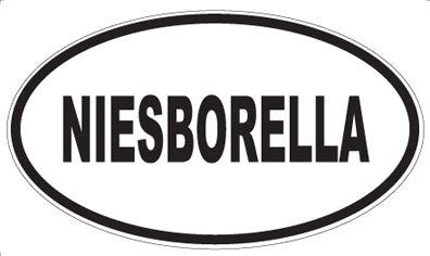 NIESBORELLA - Oval Magnet