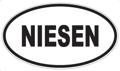 NIESEN - Oval Magnet