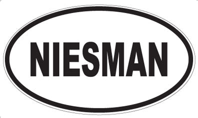 NIESMAN - Oval Sticker