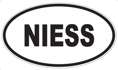 NIESS - Oval Magnet