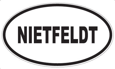 NIETFELDT - Oval Magnet