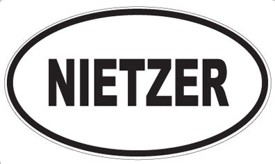 NIETZER - Oval Magnet