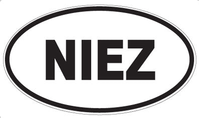 NIEZ - Oval Magnet