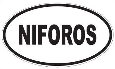NIFOROS - Oval Magnet