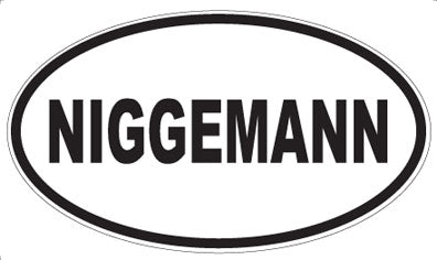 NIGGEMANN - Oval Sticker
