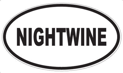 NIGHTWINE - Oval Magnet