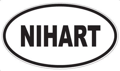 NIHART - Oval Magnet