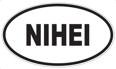 NIHEI - Oval Sticker