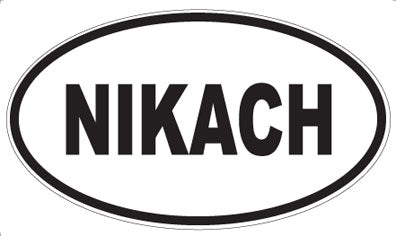 NIKACH - Oval Magnet