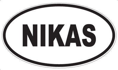 NIKAS - Oval Magnet