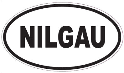 NILGAU - Oval Sticker