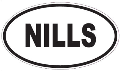 NILLS - Oval Magnet