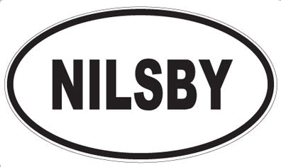 NILSBY - Oval Sticker