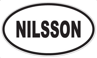 NILSSON - Oval Sticker