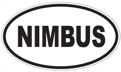NIMBUS - Oval Sticker